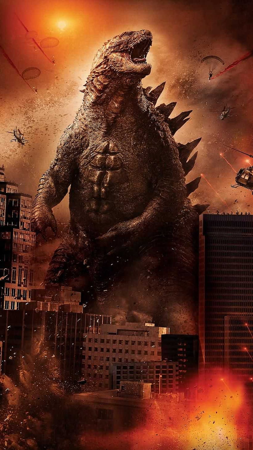 Godzilla yüzü HD telefon duvar kağıdı