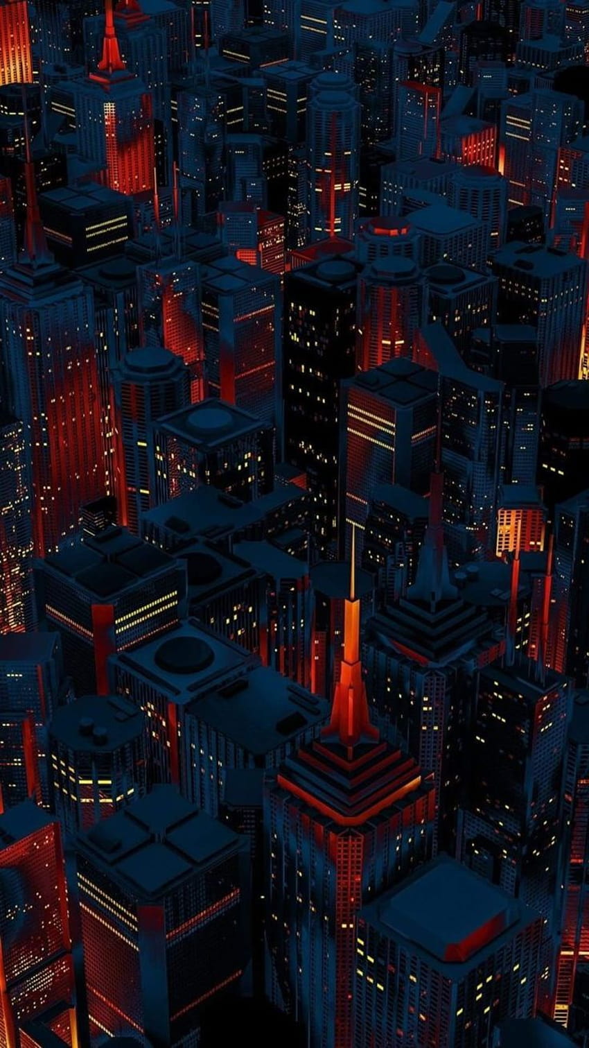 Stadt dunkel, iPhone Hintergrundbild HD phone wallpaper