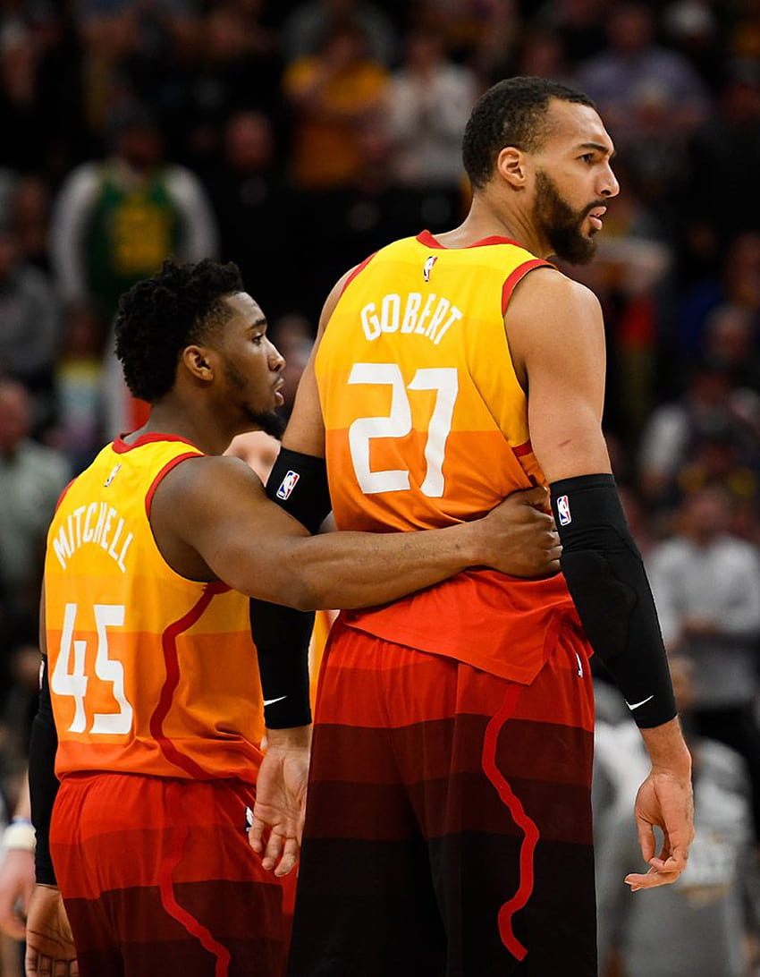 Donovan Mitchell wanted to put hands on Rudy Gobert after testing positive for Coronavirus, rudy gobert and donovan mitchell HD phone wallpaper