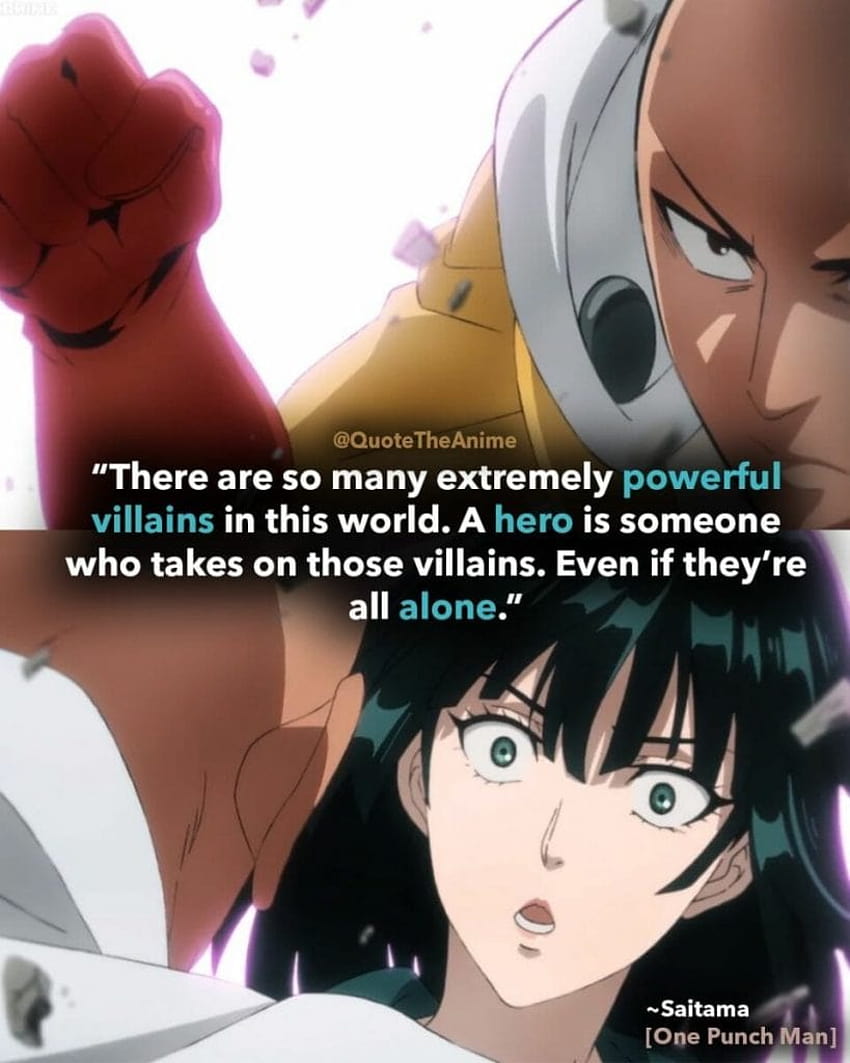 One punch man quotes HD wallpapers | Pxfuel