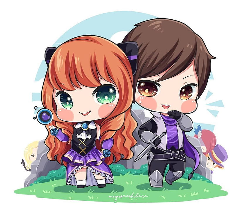 ✨ Guinevere x Gusion ✨ . . . Let's see how many of you guys shipping GuGu, gusion chibi HD wallpaper