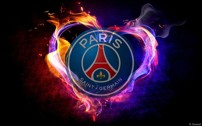 París Saint, logotipo del psg fondo de pantalla