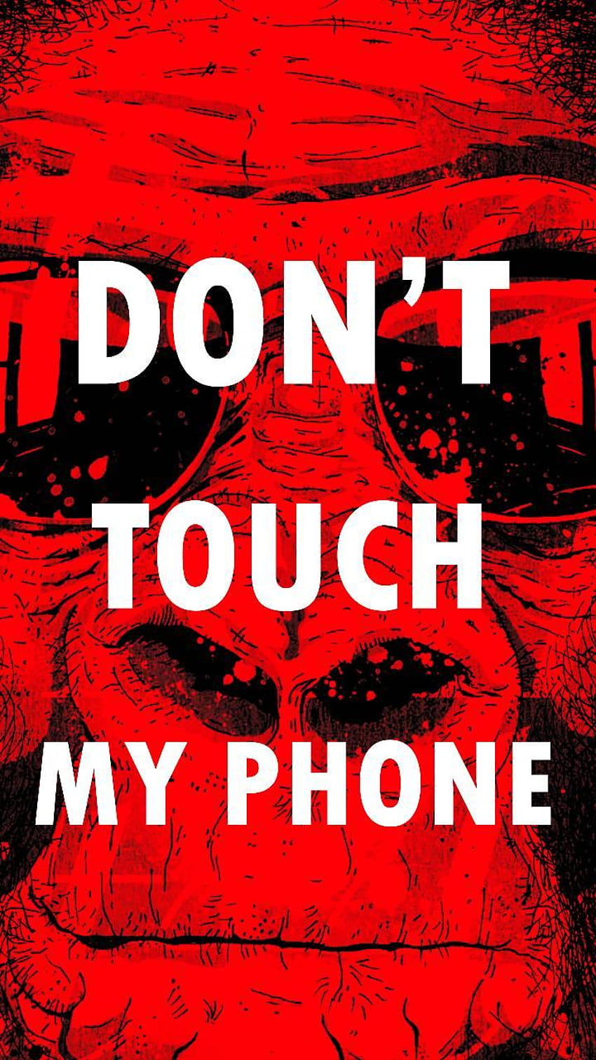 Related, dont touch phone full HD phone wallpaper
