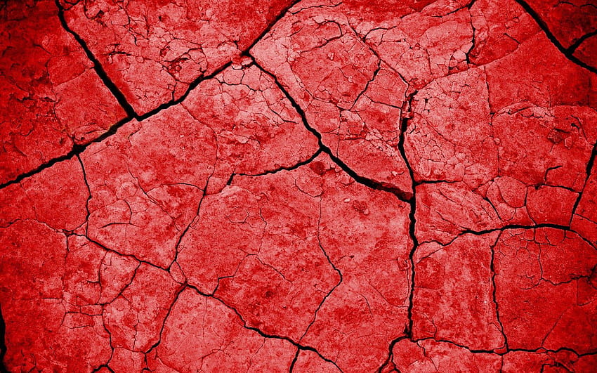Texture Crack Earth Red Texture Textures HD wallpaper