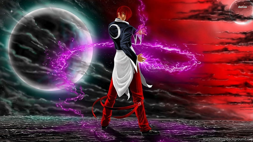 Download Iori Yagami from SNK's The King of Fighters Wallpaper