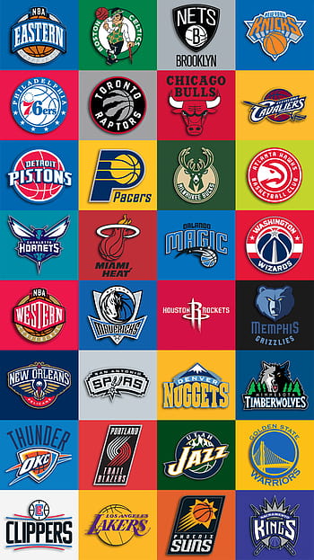 NBA teams logos editorial image. Illustration of blazers