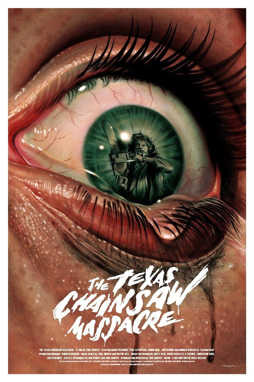 THE TEXAS CHAINSAW MASSACRE Fan Art Poster HD-Handy-Hintergrundbild