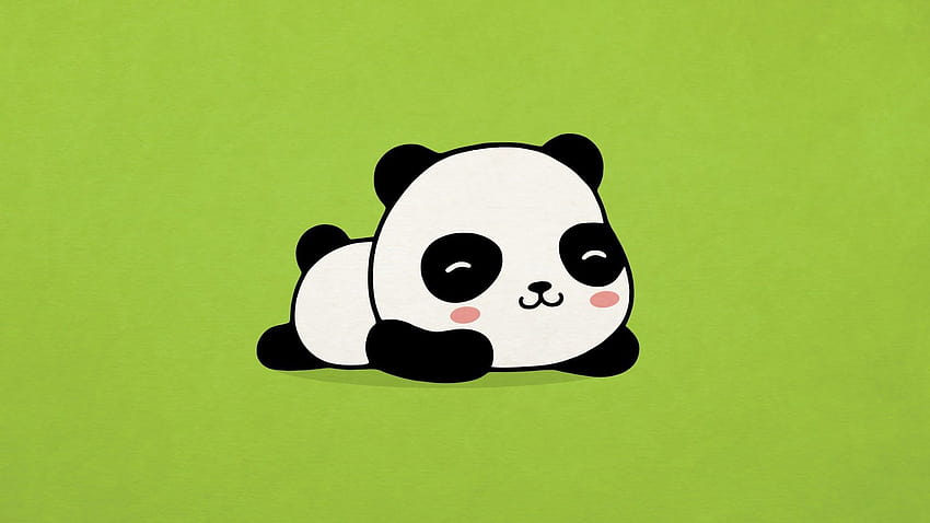 Comment dessiner un panda chibi Comment dessiner un panda endormi mignon Fond d'écran HD