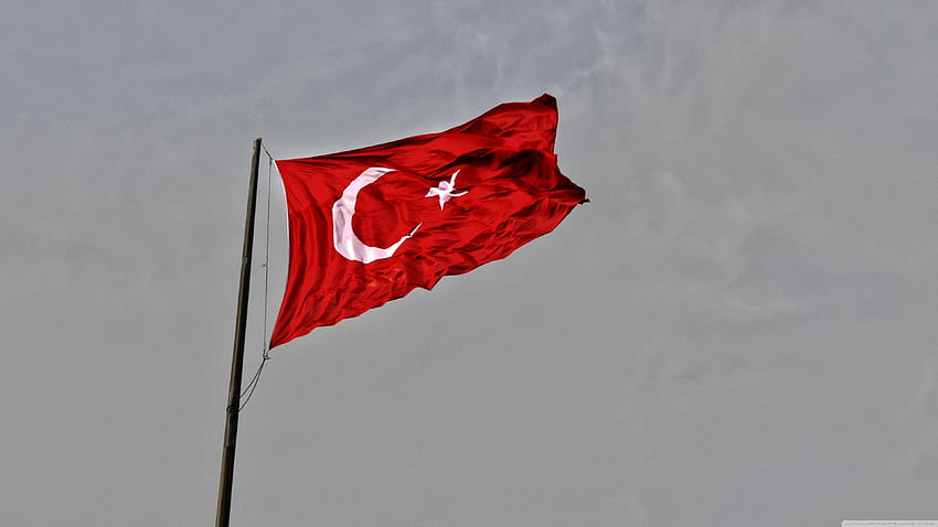 Wide, turkish flag HD wallpaper