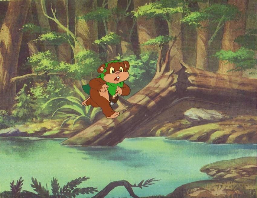 80s Cartoons Star Wars Ewoks Animated Cels and HD wallpaper