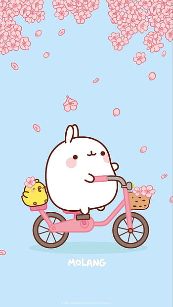 Cute molang spring HD wallpapers | Pxfuel