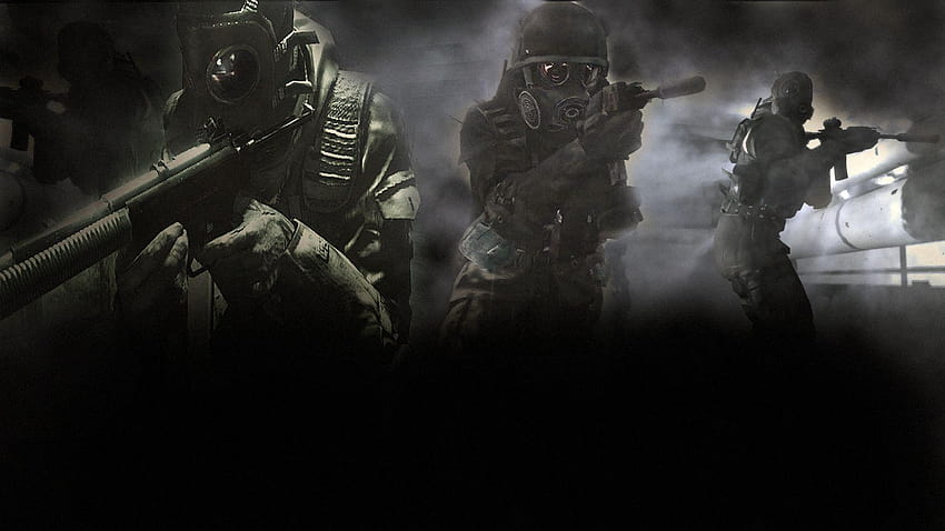 Call of Duty Modern Warfare 4 warrior soldier weapon gun b, cod4 HD wallpaper
