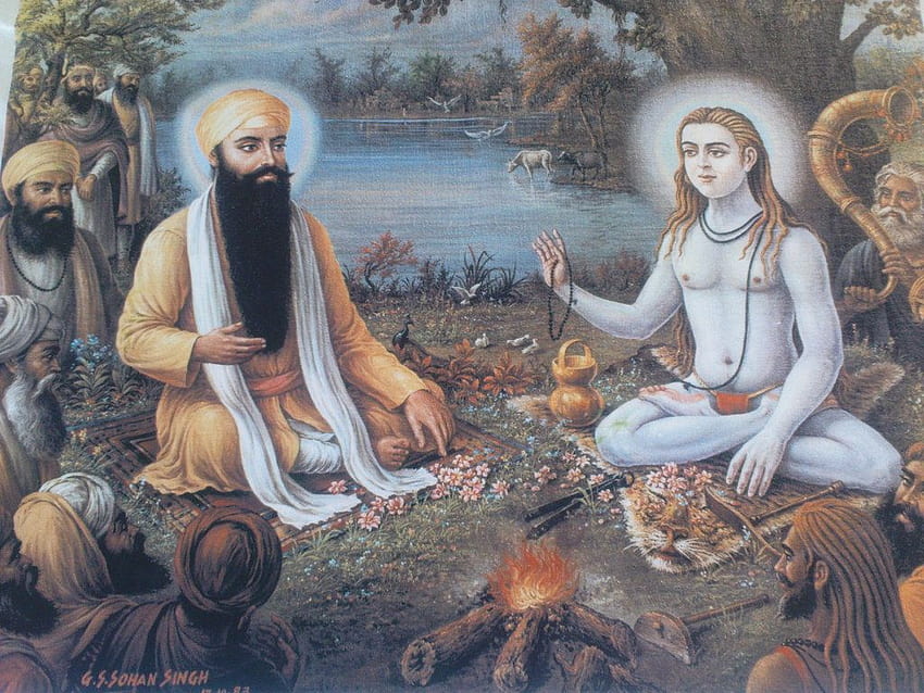 Guru Ram Das Ji e Baba Sri Chand Sfondo HD