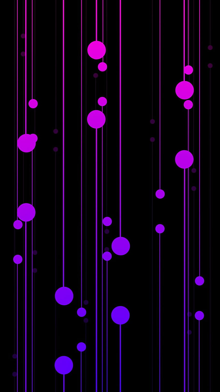 abstraction, pink, design, line, magenta, red and purple dots HD phone wallpaper