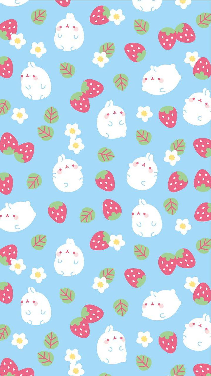 Kawaii Bunny Pattern by Sarchotic • ZEDGE™ HD phone wallpaper