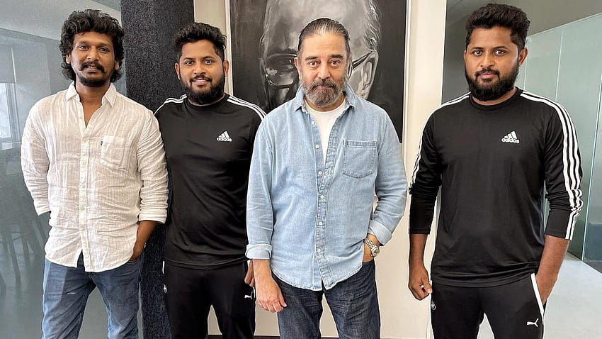 Kamal Haasan e Lokesh Kanagaraj dão as boas-vindas aos diretores de dublês Anbariv à equipe Vikram, filme vikram kamal haasan papel de parede HD