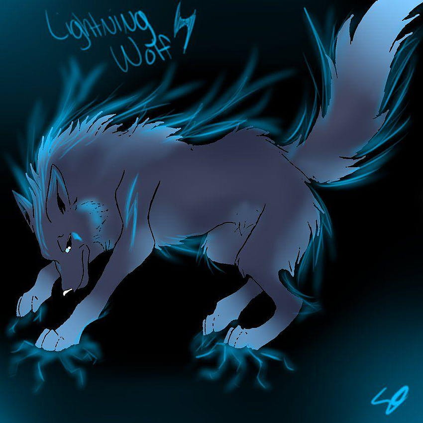 Lightning Wolf With. 3d lightning wolf hoodie animal plus size, lighting wolves HD phone wallpaper
