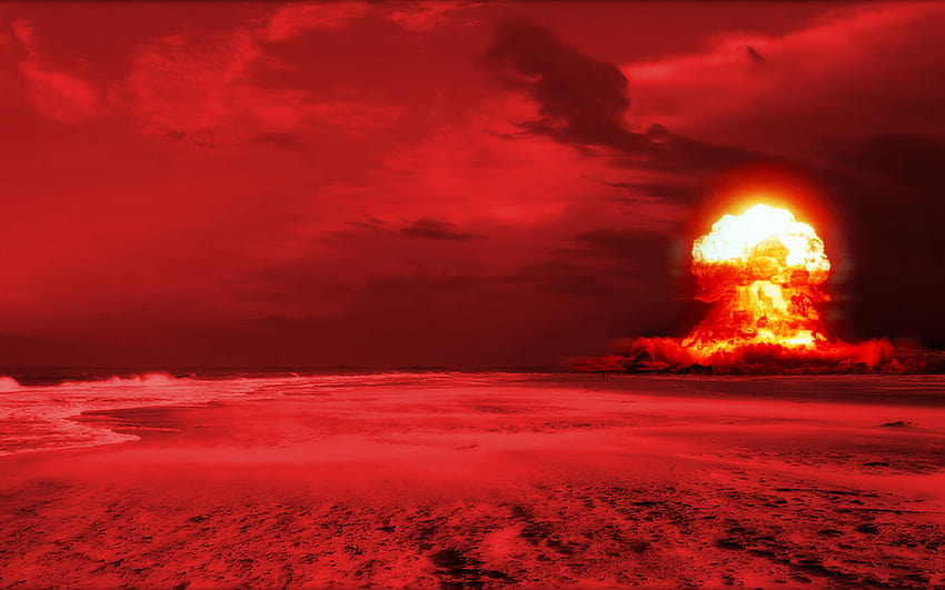 Explosion nucléaire PNG transparent, fond nucléaire Fond d'écran HD