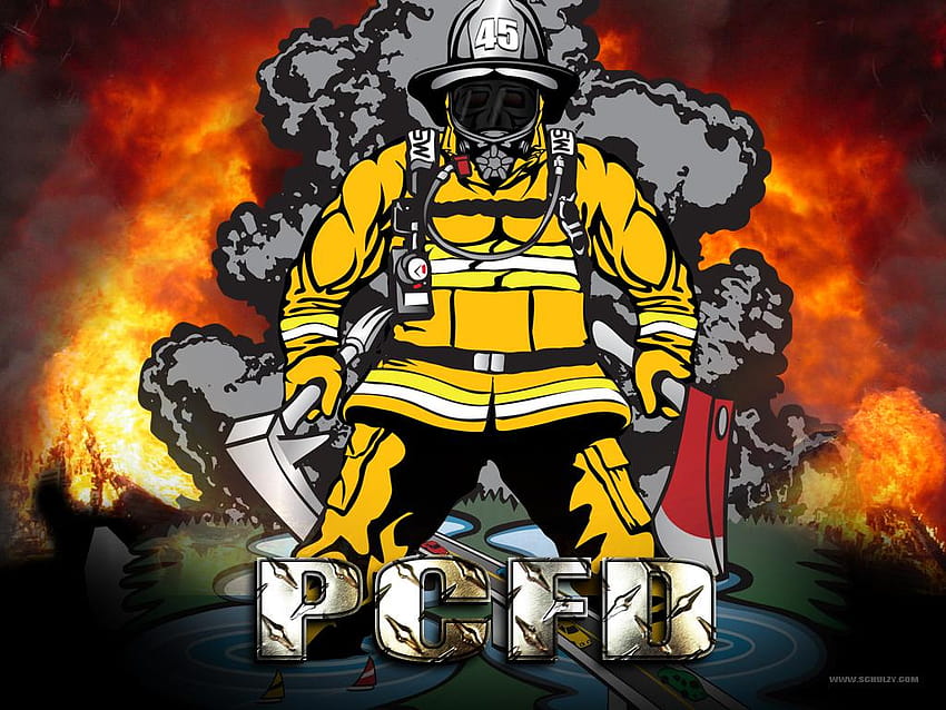 3D Firefighter, fire safety HD wallpaper