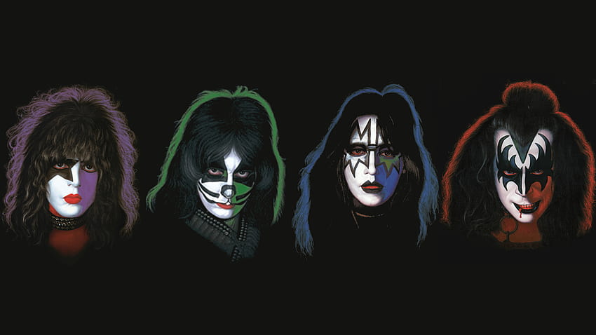 Made a KISS in 1920x1080! Btw which album from this 4 is, paul and gene kiss HD wallpaper