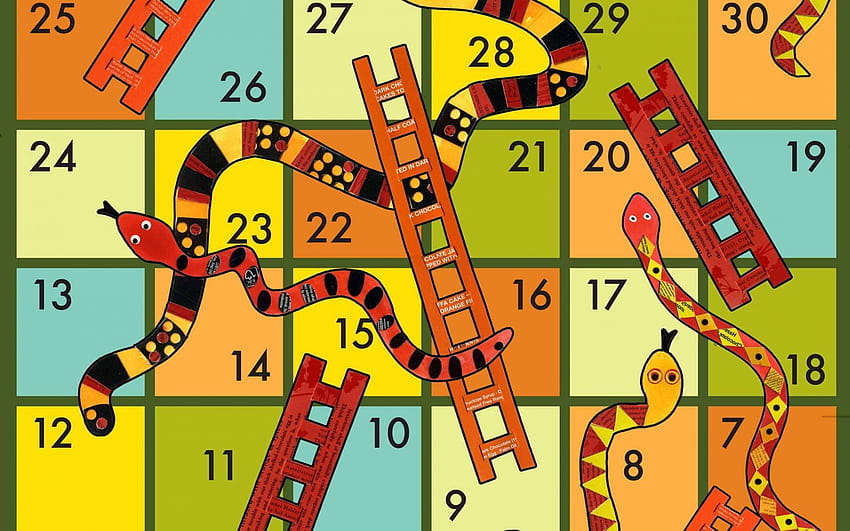 Snakes and ladders, snake and ladder HD wallpaper