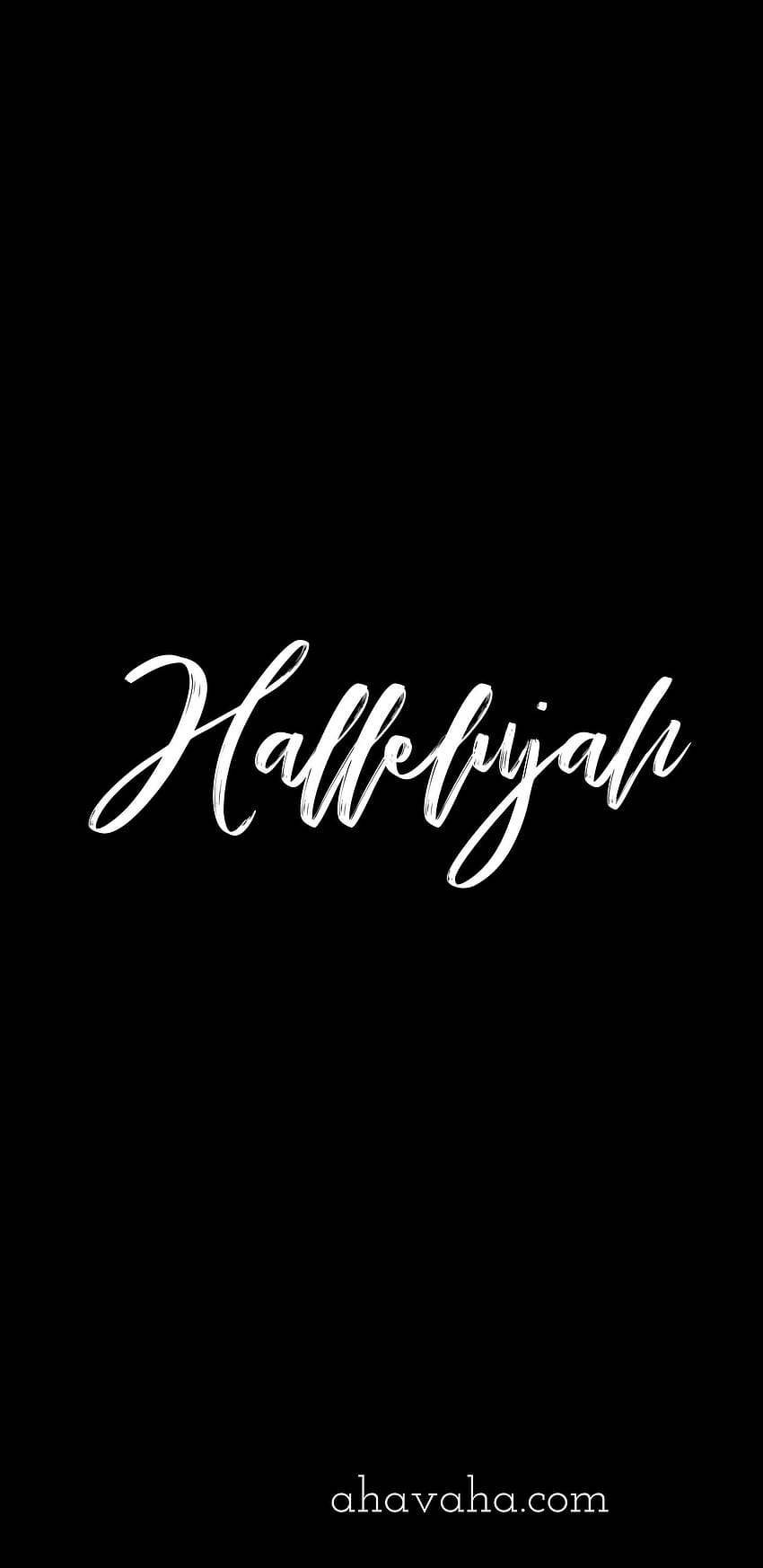 Hallelujah Themed Christian and Screensaver Mobile Phone Black Backgrounds 1 HD phone wallpaper
