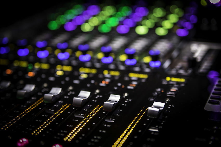 Pro Tools Group, mixer sound system HD wallpaper