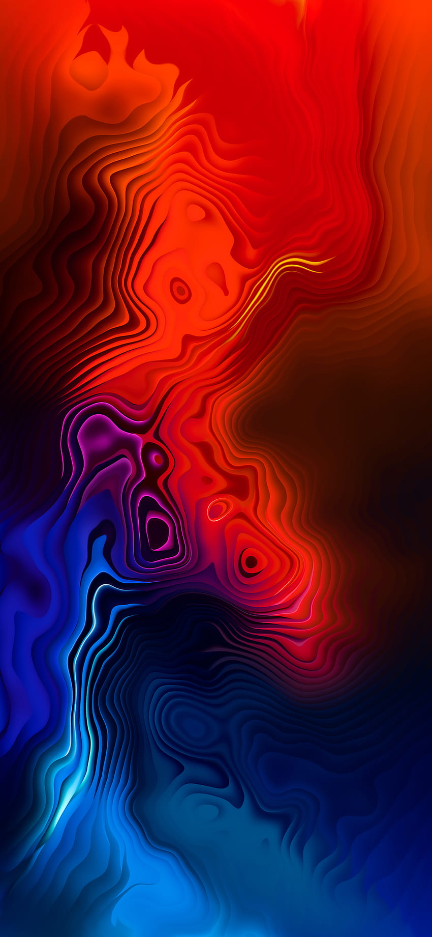 1125x2436 Three Colour Mix Abstract Iphone Xsiphone 10iphone X