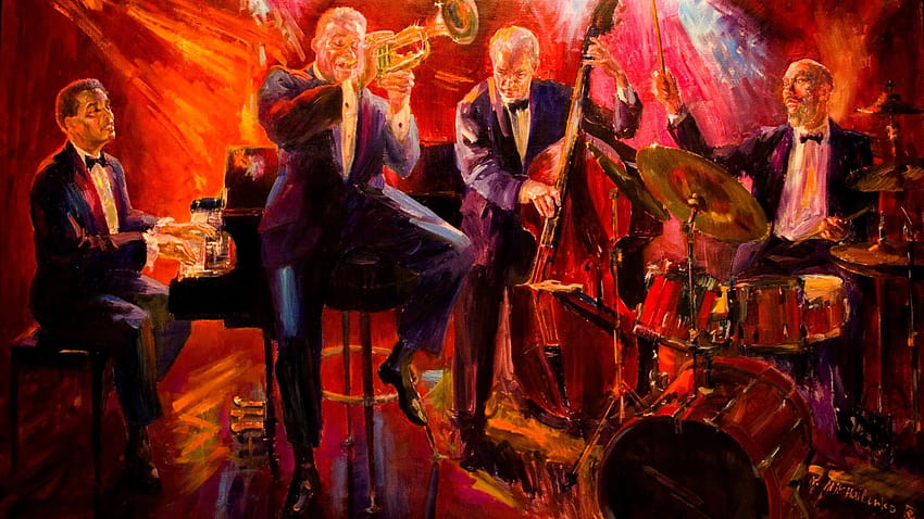 Jazz Band, jazz club HD wallpaper
