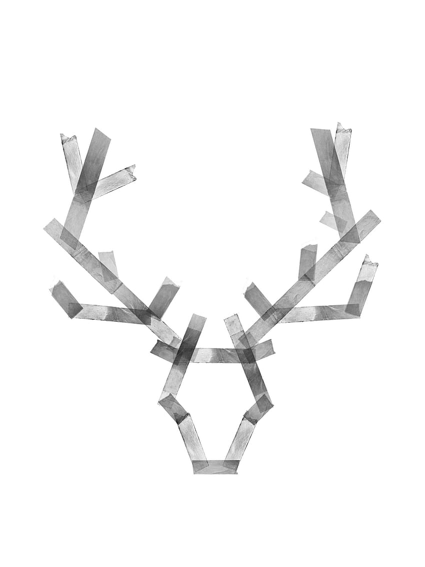 Reindeer Antlers iPhone/iPad Giveaway, white reindeer HD phone wallpaper