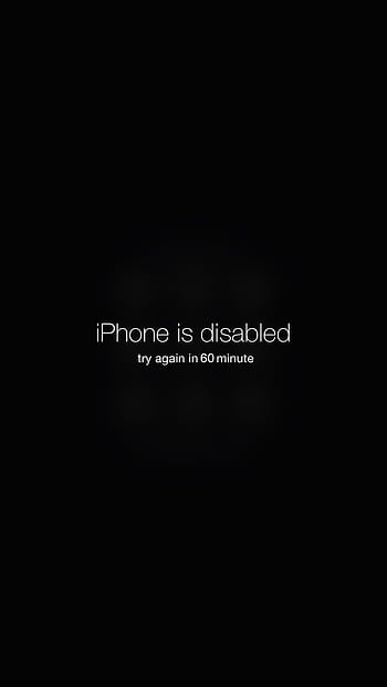 iPhone is disabled try again in 19 year 7  Apple Community