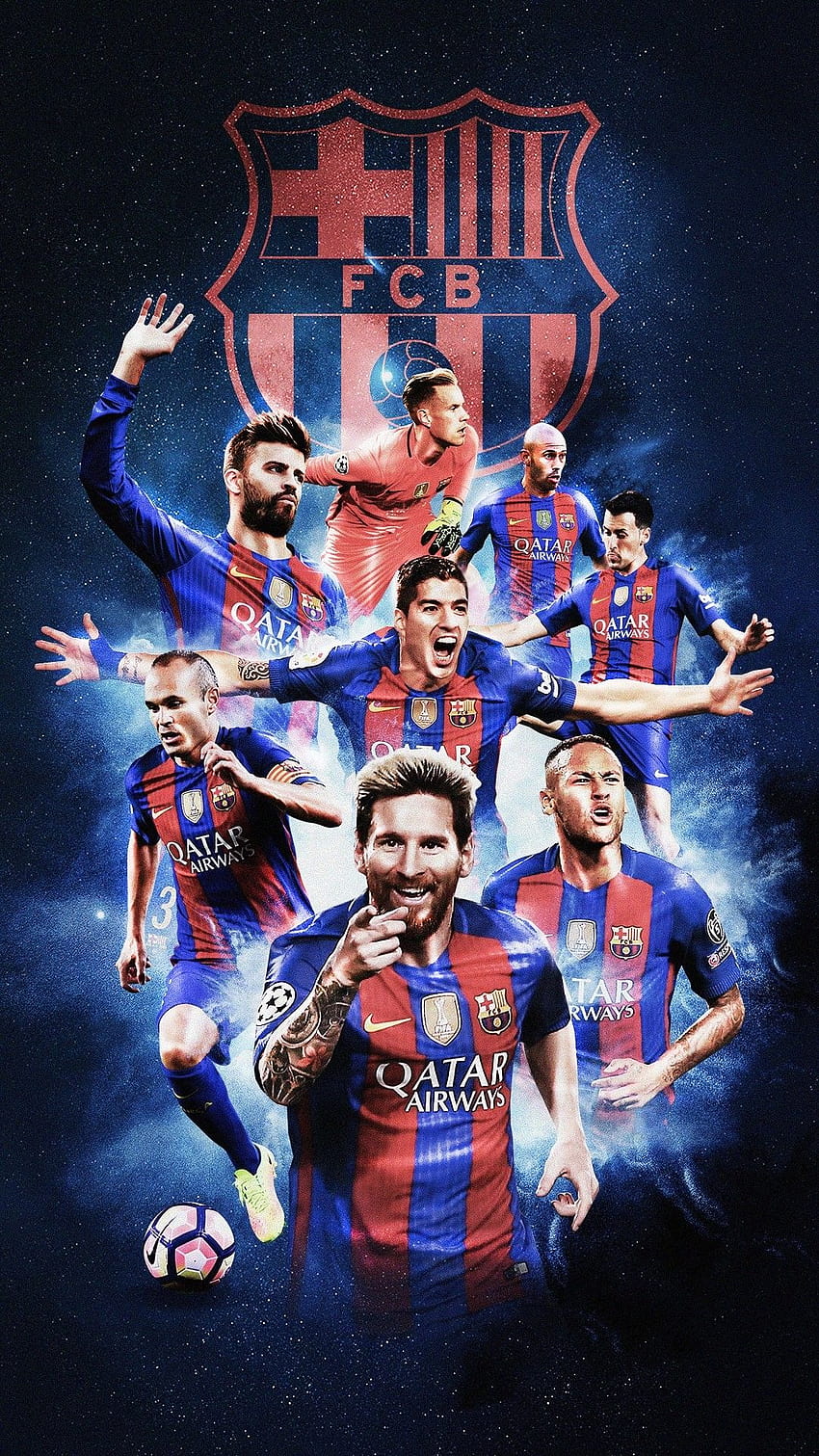 Barcelona Team on Dog, fc barcelona players HD phone wallpaper