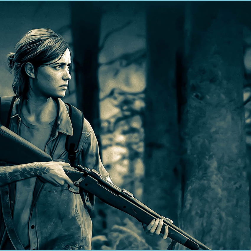 Wallpaper black and white, Ellie, game, Joel, The Last Of Us for mobile and  desktop, section игры, resolution 1920x1080 - download