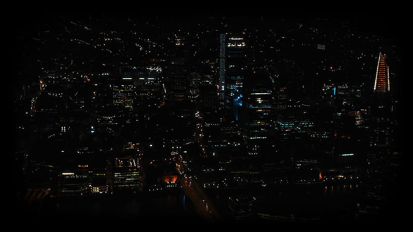 Ästhetisches Schwarz, Stadt bei Nacht • Für Sie Für & Mobil, Nachtästhetik HD-Hintergrundbild