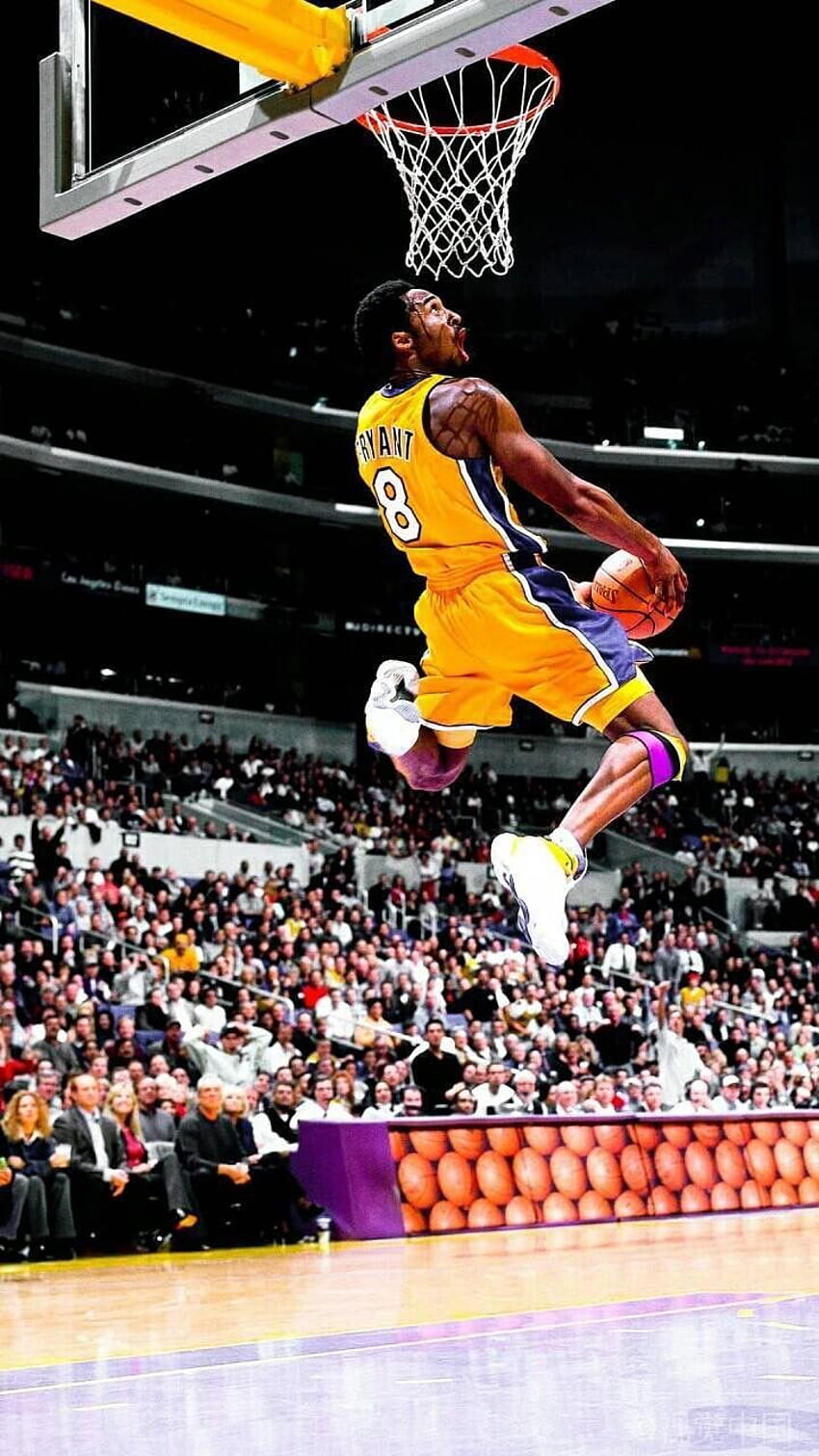 Kobe Bryant, basketball, Los Angeles Lakers, dunk, NBA, LA Lakers ...