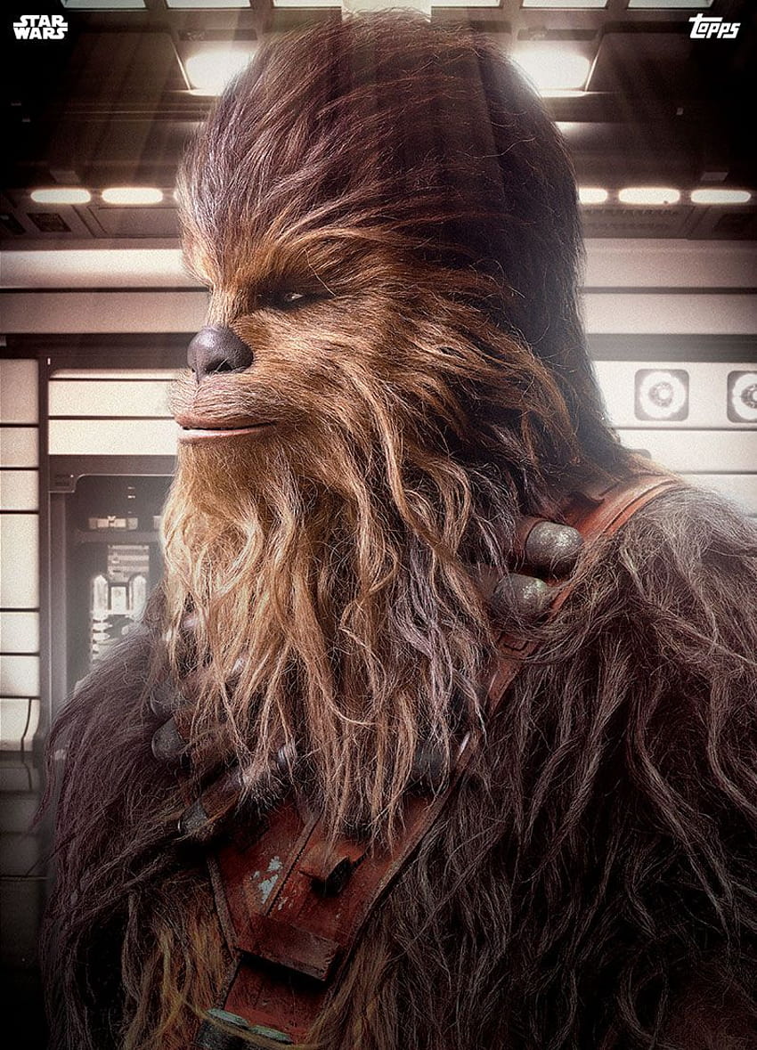 Topps Solo A Star Wars Story Trading Cards Premiere Chewie, wookiee HD phone wallpaper
