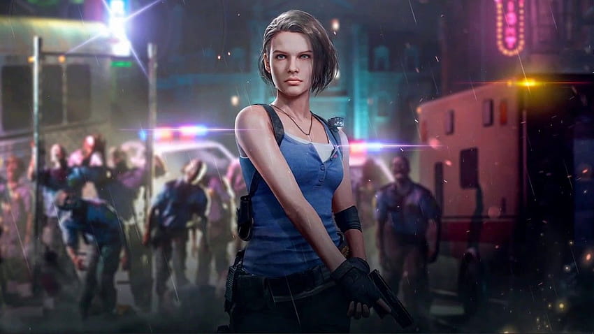 Mesin Jill Valentine Resident Evil 3 Remake Wallpaper HD