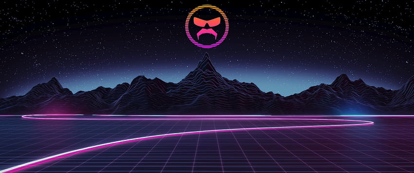 I made some Outrun style with Doc's logo!, dr disrespect HD wallpaper