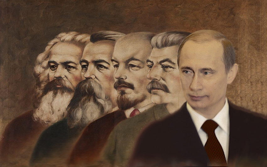Karl Marx Friedrich Engels Vladimir Ilyich Lenin Joseph Stalin fondo de pantalla