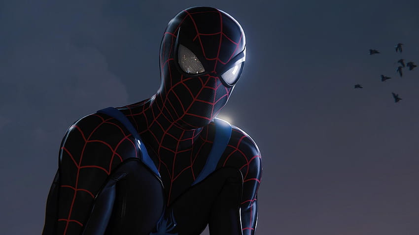 Secret War Suit Spider, spider man far from home black stealth suit HD wallpaper