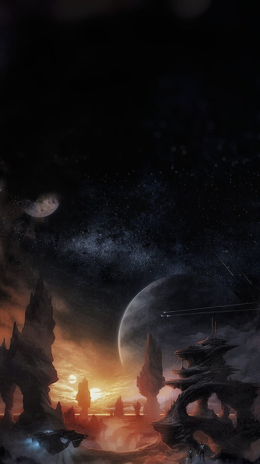 Some Stellaris I made for your phones!: Stellaris, synthetic phone HD phone wallpaper
