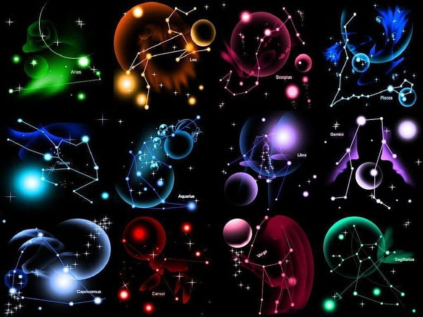 Zodiac signs Gallery, astrological signs computer backgrounds HD wallpaper