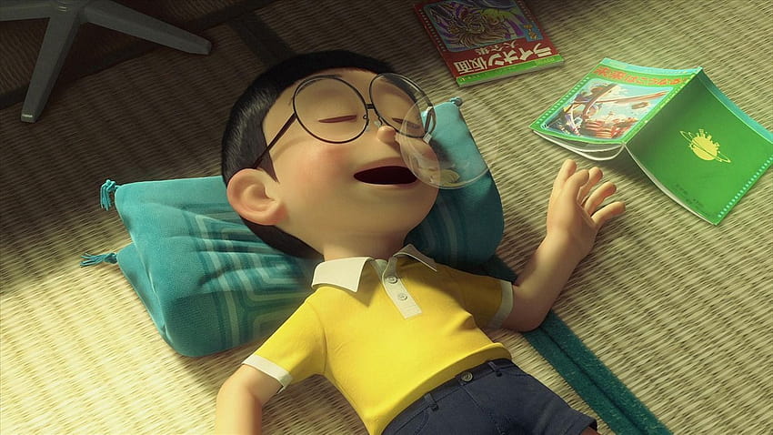 Nobita 3D, Nobita schläft HD-Hintergrundbild