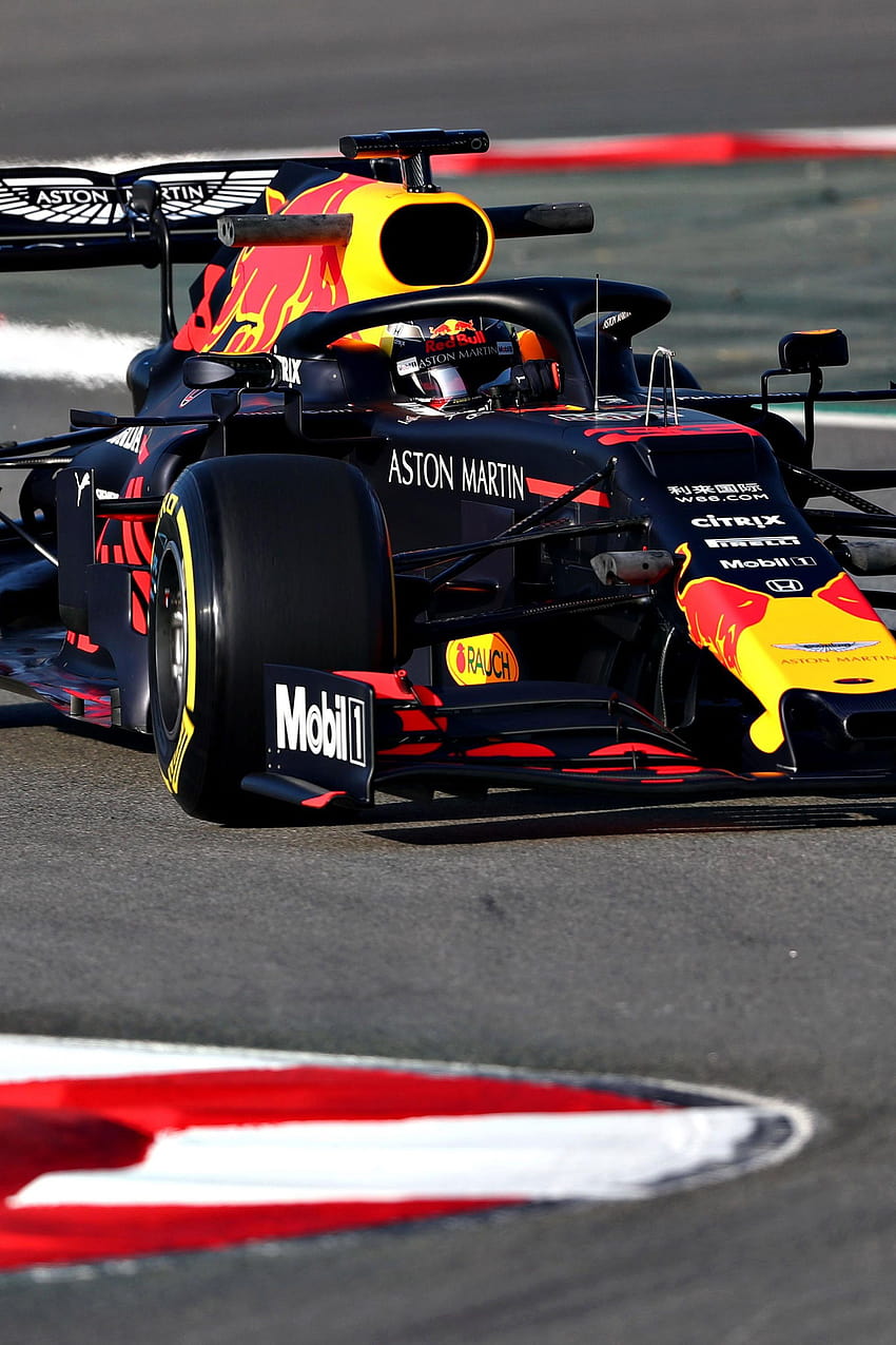 2019 Red Bull F1 Car, мобилен бик HD тапет за телефон