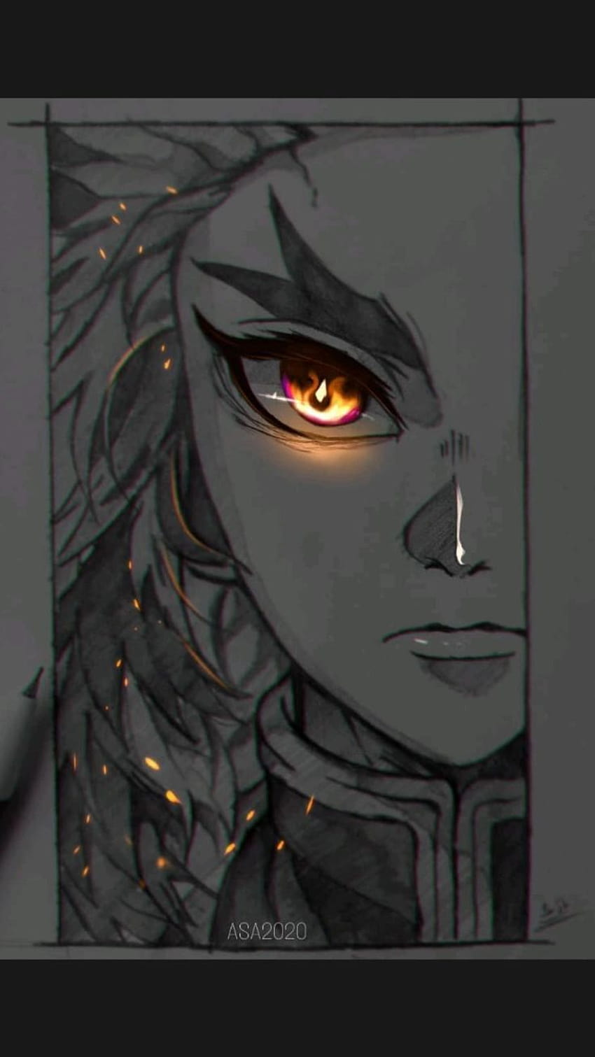 Hashira • Pillars • Demon Slayer • Kimetsu no Yaiba • Glow Art, demon slayer glow art HD phone wallpaper