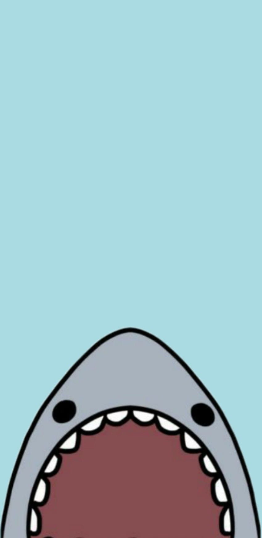 cute shark backgrounds, anime shark HD phone wallpaper