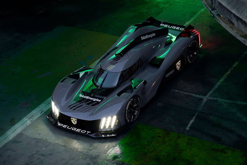 Peugeot prépare l'hypercar 9X8 pour ses débuts en course au Mans 2022, peugeot 9x8 lmh Fond d'écran HD