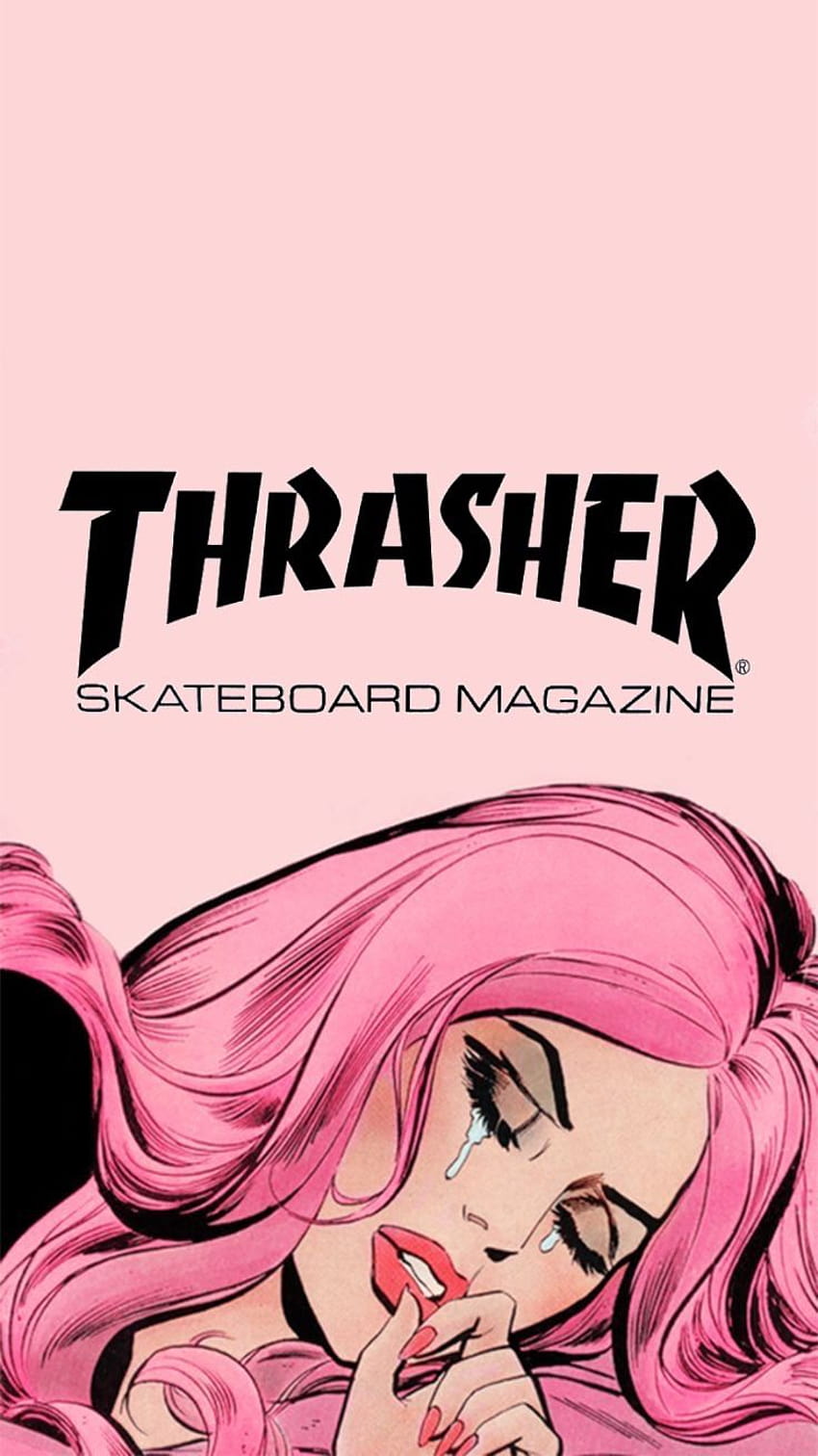 Tumblr Thrasher Interesting Art People, aesthetic thrasher HD phone wallpaper