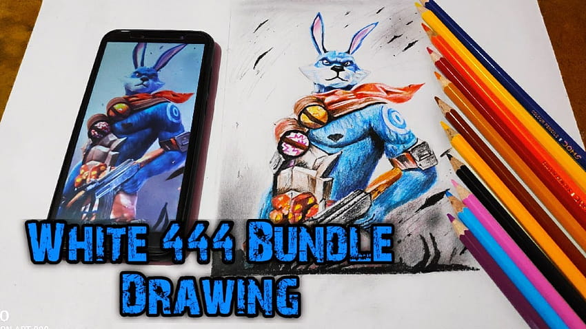 fire Bunny Bundle Drawing HD wallpaper