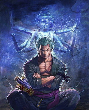 Zoro Haki Enma One Piece, an art print by Anime & Manga aesthetic - INPRNT